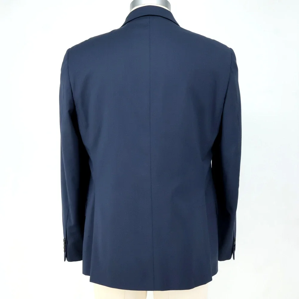 Joseph Abboud Sport Coat Mens 44R Blue Wool Jacket Lined Blazer Slim Fit
